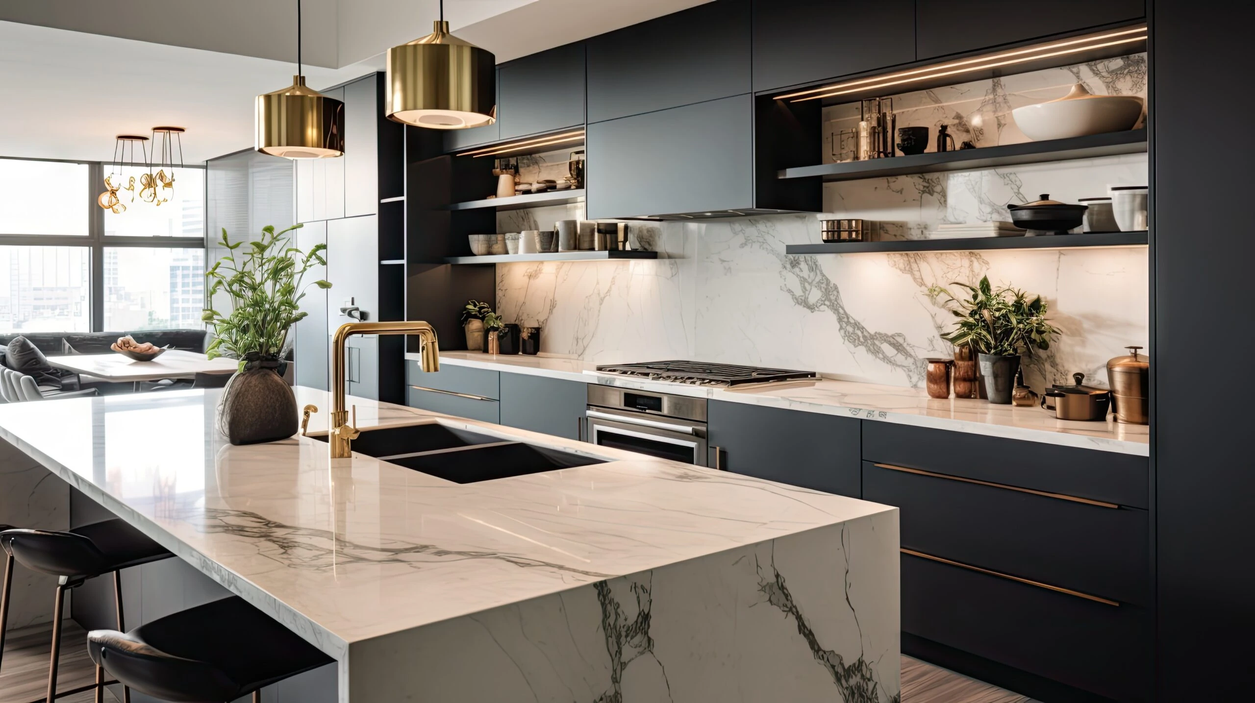 KITCHEN DESIGN · STONE ISLAND & CABINETRY