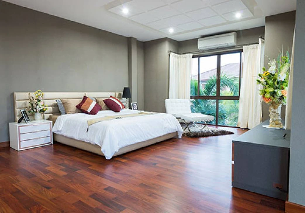 HARDWOOD FLOORING · BEDROOM FINISHES