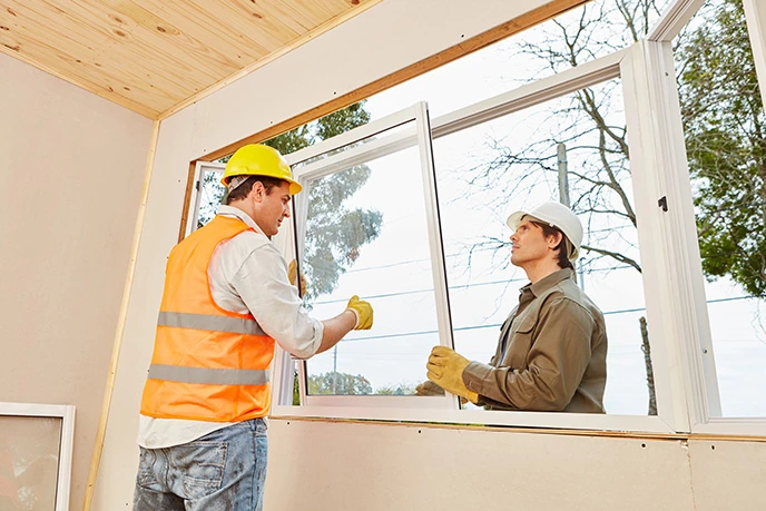 WINDOWS & DOORS · INSTALLATION WORK